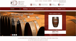 Desktop Screenshot of barriquecreation.com